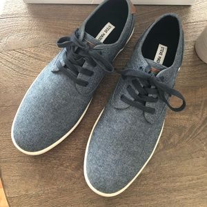 Men’s 11 Steve Madden Fenta Blue Fabric Shoes